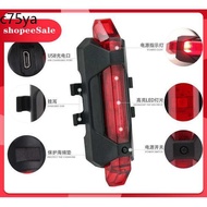 USB Rechargeable LED Bike Tail Light Lampu Basikal Belakang