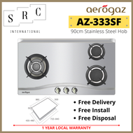 Aerogaz AZ-333SF Stainless Steel Gas Hob 90cm with Safety Valve  (Include Install and Disposal)