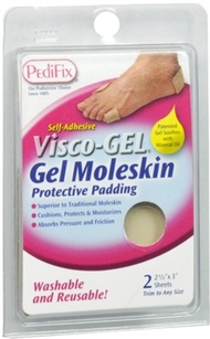 Visco-gel Moleskin Protective Padding, 2-Count PediFix Visco-gel Moleskin Protective Padding, 2-Coun