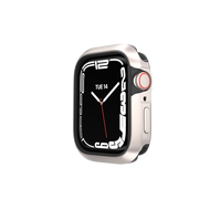 MAGEASY Apple Watch 9/8/7/6/5/4/SE Odyssey奧德賽金屬手錶保護殼/ 星光白/ 41mm