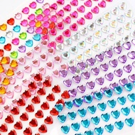 [mydearmoon] 3D jewel love Sticker, colorful heart-shaped concert Sticker