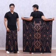 Koko Shirt For Men Long Sleeves With Batik Combination - Adult Men's Koko Shirt - Men's Muslim Clothing - Men's Eid Shirt - Adult Men's Koko - Muslim Men - Sturdy Shirt - Koko Batik Shirt - Koko Batik For Men - Alqorni - Ramadan Clothes - Invitation Unifo