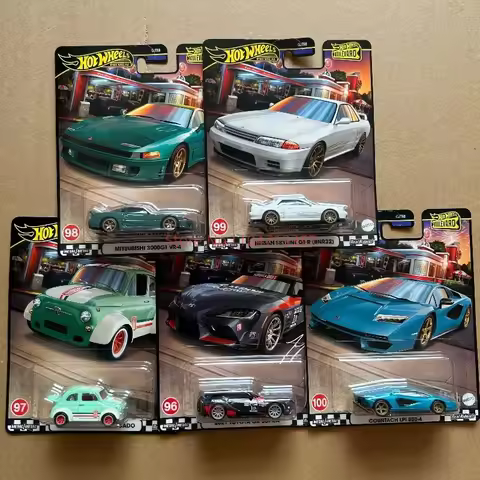 Mattel Hot Wheels Car Boulevard 20 2024 Mix 2 Gjt68 V Case Toyota Mitsubishi Nissan Gtr 1/64 Diecast