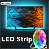 RGB Color Changing LED Strip Lights DIY Decor for Bedroom Living Room & TV Backlight