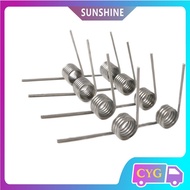 sus304 d0.6mm OD4/4.5/5/5.5/6/7/8mm V-shaped spiral torsion spring angle 60/90/120/180 degrees【CYG-F