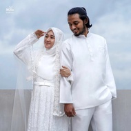 Terbaru Gaun Pengantin Set Akad Gamis Sakinah By Hijab Alila Tbk