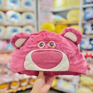 MINISO ผ้าห่ม ผ้าห่มคลุมตัว ผ้าคลุม ผ้าคลุมมีหมวก ผ้าคลุมกันหนาว Lotso Collection