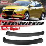 2Pcs Front Bumper Lip Spoiler Air Chin Splitter Lower Valance Panel for Ford Focus 2012-2014 FO10952