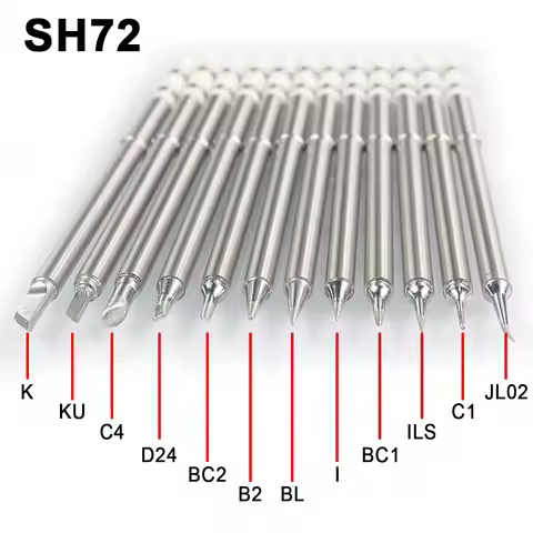SH72 SH73 Soldering Iron Tips Replacement Heater Solder Head SH-BC2 B2 C4 K ILS JL02 KU for SH72 Sol