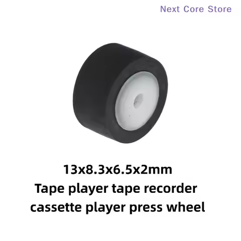 [NC]1Pcs 13x8.3x6.5x2mm Rubber Pinch Roller Belt Pulley Audio Recorder Cassette Deck For 700 800 777