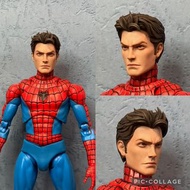 [1/12] Spiderman PeterParker 頭雕 蜘蛛俠 Mafex Shf Marvel Legends Mezco