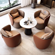 Sales Office Light Sofa Chair Sofa 4s Business Negotiation Luxury Club Guest Store Single Sofa Offic