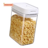 PEONYTWO Cereal Storage Container, Transparent 800ml Capacity Food Storage Container, Food Storage P