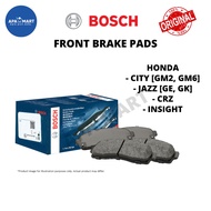 Genuine Bosch Front Brake Pads 0986AB2544 for Honda City [GM2, GM6] / Jazz [GE, GK] / CRZ / Insight
