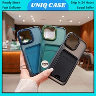 HONOR X6 X7a X7b X8 X8a X8b X9 X9a X9b 90 Lite 4G 5G matte chrome card holder slot hard phone case c