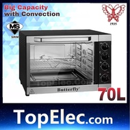 Butterfly BEO-5275 Electric Oven with Rotisserie &amp; Convention Function 70L TopElec.com microwave bakeware biscuit grill