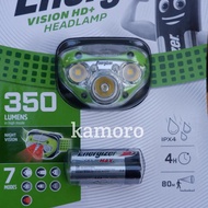 HEADLAMP - HEADLIGHT ENERGIZER 5 LED 350 LUMENS 7 MODES IPX4