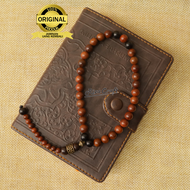 BLACK BROWN KOKKA 33 - Tasbih Kayu Kaukah Kokah Koka Kokka Asli Original 33 Butir Cantik Mewah Terba