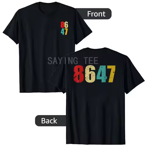 Retro Vintage 8647 Apparel T-Shirt Classic Retro Vintage 80s Apparel Grunge Style Men Women Streetwe