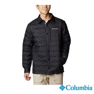Columbia 哥倫比亞 男款 - 鋁點Omni-Heat 保暖羽絨650FP襯衫領外套-黑色