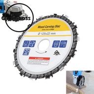 Chgimposs lưỡi cưa tròn 125mm Máy xay thấy đĩa mũi cacbua cắt gỗ lưỡi phụ kiện dụng cụ điện chuỗi th