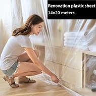 Premium dropsheet with self-adhesive tape 3mx14m Renovation Cover Plastic sheet