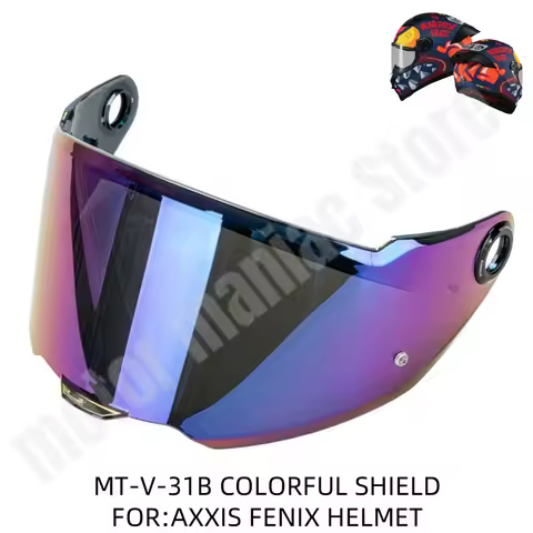 Motorcycle Helmet Visor Shield MT-V-31B Helmet Visor Original AXXIS Helmet Glass Replace Lenses Capa
