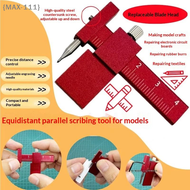 【F2-MAX111】Model Equidistant Scribing Ruler Parallel Scribers Create Contour Positioning Scale Auxil