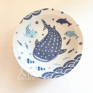 ✿Dachun Ready Stock✿[Okinawa Whale Shark 16.5 Deep Dish-Made in Japan] Minoyaki Afternoon Tea Tablew
