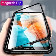 Metal Magnetic Adsorption Glass Case For Huawei P30 P20 Lite Pro Mate 20 10 Nova 3i 3 3E 4 4E 5 5i P