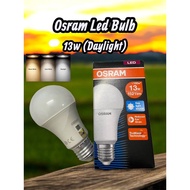Mentol LED Jenama Osram / LED Bulb Osram A60 13W E27 6500K (Daylight) / 4000K (Cool White) / 3000K (