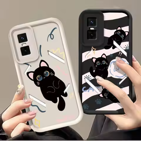 For Infinix GT 30 Pro / GT 20 Pro 5G Case Cartoon Cat Back Cover For Infinix GT 30 Pro Soft Silicone