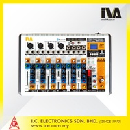 IVA V8FX 4 Mic 2 Stereo , Studio Quality Mixer c/w FX,Pendrive USB Record+Playback & Bluetooth