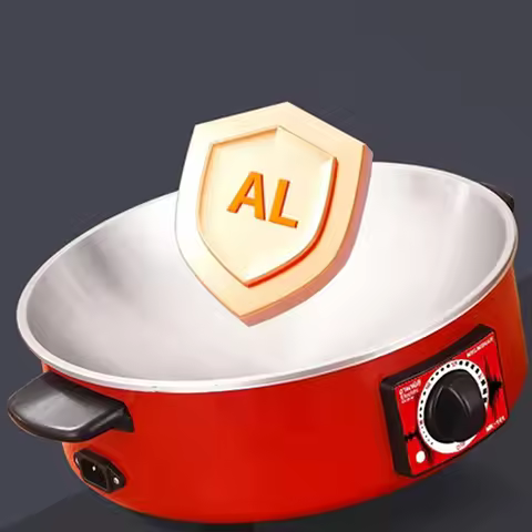 12 Inch Multifunctional Electric Hot Pot Non-stick Frying Pan MultiCooker Soup Hotpot For Home Kitch