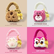 Suitable for airpods 4th Generation Earphone Protective Case airpods 4 Plush Cute Pendant Case