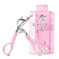 [Màu hồng] Kẹp Bấm Mi UKISS Dụng Cụ Uốn Cong Lông Mi Kèm Đệm Thay Thế Tiện Dụng