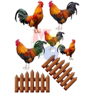 Rooster Cake Topper/Manok na Pula Topper