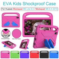 For Huawei Mediapad M5 Lite 8.0 M6 8.4 Kids Safe Eva Shockproof Stand Case Cover