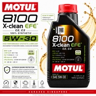 🇸🇬 MOTUL 8100 X-CLEAN EFE 5W30 100% Synthetic Engine Oil [1L]
