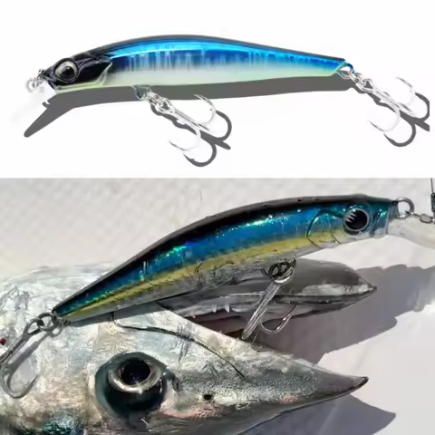 TSUYOKI Sinking Artist Minnow Bait 80mm 9g Jerkbait Swimbait Jackson Artist FR80 Minnow Wobbler for 