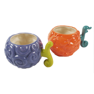 [Direct from Japan] ONE PIECE Devil Fruit Mug Cup ( Gum Gum & Flame Flame Fruit ) Japan NEW ONEPIECE