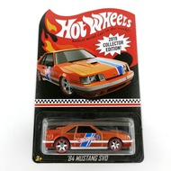 Hot Wheels Cars Collector Edition 84 MUSTANG SVO Diecast Collection Toy Vehicles