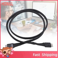 honglai8 Yunseity SFF-8611 4i to Cable with Nylon Jacket  PCIe 4.0 x4 64Gpbs SSD Data Active SX Comp
