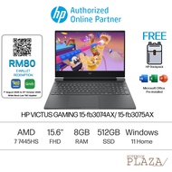HP VICTUS GAMING 15-fb3074AX/ 15-fb3075AX 15.6" FHD 144Hz Laptop ( R7 7445HS, 8GB, 512GB SSD, RTX205