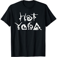 Funny Hot Yoga Tshirt Yoga Bending Letters Gift Shirt T-Shirt