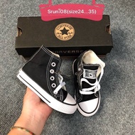 รองเท้าผ้าใบเด็กคอนเวิร์ส หุ้มข้อ converse KIDs รองเท้าผ้าใบแฟชั่น เหมาะกับเด็กผู้หญิงและเด็กผู้ชาย 