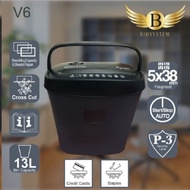 Biosystem Platinum III/ V6/ V10 Plus Paper Shredder/ Machine Shredder/ CD Shredder/ Cross Cut
