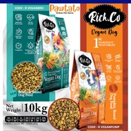 🔥[FREE GIFT]🔥Rich.Co Vegan Premium Dog Food Broccoli/Pumpkin - 10KG [NO PRESERVATIVE] 100% Bubble Wr