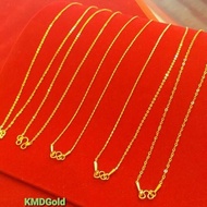 KMDGold สร้อยคอทอง1สลึง ลายโซ่ตัน ขายได้จำนำได้ พร้อมใบรับประกนั