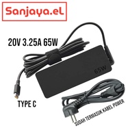 Adaptor Charger Laptop 65W Tipe C Lenovo T480 T480s T580 X280